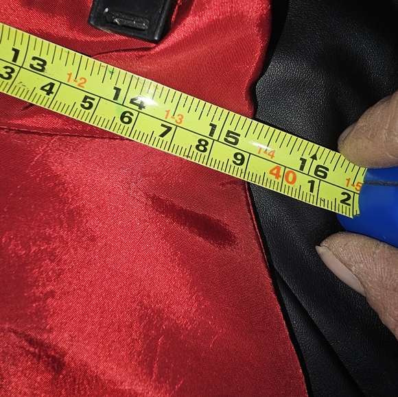 Beautiful Cherry Red  taffeta like fully satin lined  Full Circle skirt  size xl - Picture 6 of 8